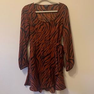 Zebra print dress